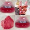 Crystal Glossy Lip Glaze Mirror Cute Bear Lip Gloss Waterproof Transparent Nude Liquid Lipstick Lip Girls Makeup Korean Makeup