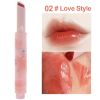 Jelly Mirror Lipstick Makeup Love Shape Waterproof Non-stick Cup Solid Lip Gloss Clear Long Lasting Moisturizing Lipstick Pen