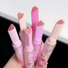 Jelly Mirror Lipstick Makeup Love Shape Waterproof Non-stick Cup Solid Lip Gloss Clear Long Lasting Moisturizing Lipstick Pen