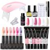 Nail Art Kits Poly Nail Polish Kits Professional Nail Art Kits Acrylic Extension Gel Nail Polish All For Nail Polish Kits Soak N