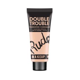 RUDE Double Trouble Foundation + Concealer (Color: Cotton 02)