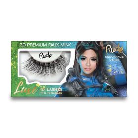 RUDE Luxe 3D Premium Faux Mink Lashes (Color: Endurance)