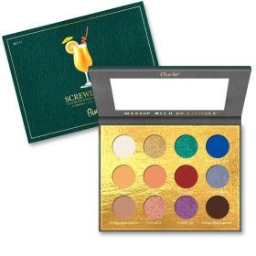 RUDE Cocktail Party 12 Color Eyeshadow Palette (Color: Screwdriver)