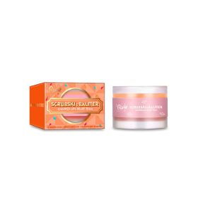 RUDE Scrubski & Balmer Lip Exfoliator and Lip Balm (Color: Orange)