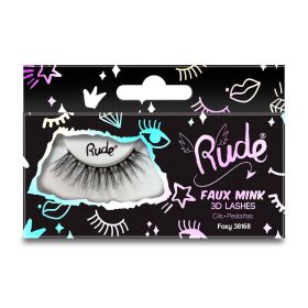 RUDE Essential Faux Mink 3D Lashes (Color: Foxy)