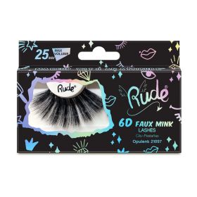 RUDE Faux Mink 6D Lashes (Color: Opulent)