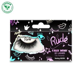 RUDE Essential Faux Mink 3D Lashes (Color: Vexing)