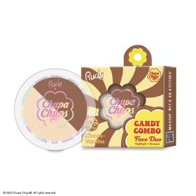 RUDE Chupa Chups Candy Combo Face Duo (Color: Choco-Vanilla)