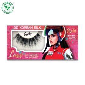 RUDE Luxe 3D Korean Silk Lashes (Color: Believe)