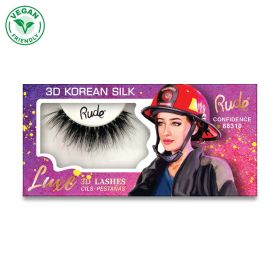 RUDE Luxe 3D Korean Silk Lashes (Color: Confidence)