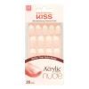 KISS Salon Acrylic Nude French Nails - Cashmere