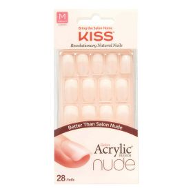 KISS Salon Acrylic Nude French Nails - Cashmere (Brand: KISS USA)