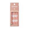 KISS imPRESS Bare but better Medium Coffin Gel Press-On Nails, Glossy Light Neutral, 30 Pieces