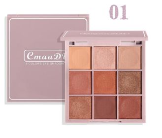 9-color Keyboard Fingertip Eyeshadow Palette (Option: 1 Style)