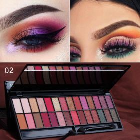 Creative 28 Color Matte Pearlescent Eyeshadow Palette (Option: 2 Style)