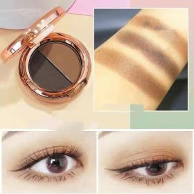 Duo Eyeshadow Pumpkin Earth Matte Gold (Option: Number3)