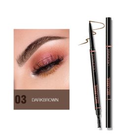 Double-head Rotating Automatic Eyebrow Pencil (Option: 3Color)