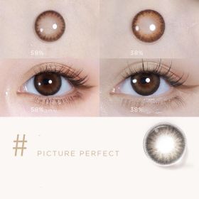 Mini Series Daily Color Contact Lenses (Option: Film Brown38-150Degree)