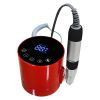 2023 New 35000 rpm Smart LCD Touch Screen Nail Polisher Electric Nail Grinder Peeling Tool With 6 Grinding Heads