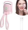 Eyelash Curler Portable Electric Heated Comb Eye Lash Long Lasting Eyelashes Curls Thermal Eyelash Curler Makeup Tools Heated Eyelash Curlers,Recharge