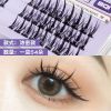 3D Faux Mink Lashes Tapered Natural Long False Eyelashes Individual Eyelash Natural Thick Lashes Eyelash Extension for Makeup