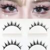 Little Devil Eyelashes Natural Long Lashes Handmade Cluster Lashes Locally Elongated Thick Lash Cosplay False Eyelash Wholesale