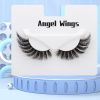 25mm Angel Winged Eyelashes Handmade Thick Theatrical Curly Fake Eyelash Black Natural Long Lash For Eyelash Extension Wholesale