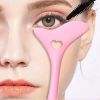 Silicone Eyeliner Stencil Wing Tip Mascara Drawing Lipstick Aid Face Cream Applicator For Beginners Makeup Tool Eyeliner Stencils Silicone Winged Tip