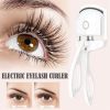 Portable Heated Eyelash Curler Electric Temperature Control Mini Eyelash Curler Electric Charging Makeup Tool