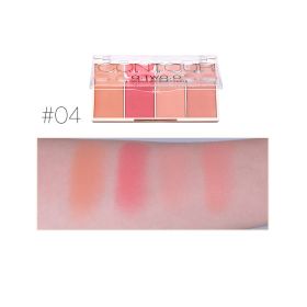 Rose Gold Four-color Highlight Blush (Option: N9110B No.4)