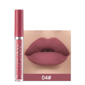 Lip Mud Lazy Lipstick Lip Glaze Authentic Matte Lip Gloss Not Easy To Dip Cup (Option: 4 Style)